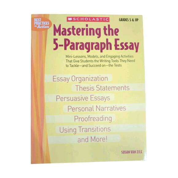 Mastering the 5-paragraph Essay, Paperback by Van Zile, Susan, Like New Used,... - Picture 1 of 4